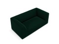 Sofa Ruby 2-osobowa butelkowa zieleń aksamit