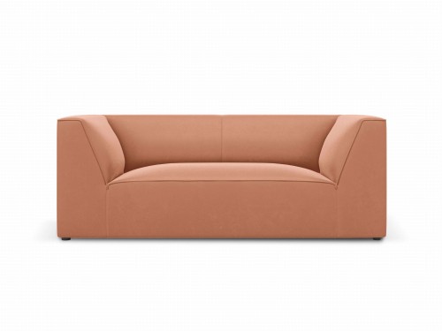 Sofa Ruby 2-osobowa różowa aksamit
