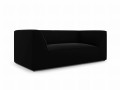 Sofa Ruby 2-osobowa czarna aksamit