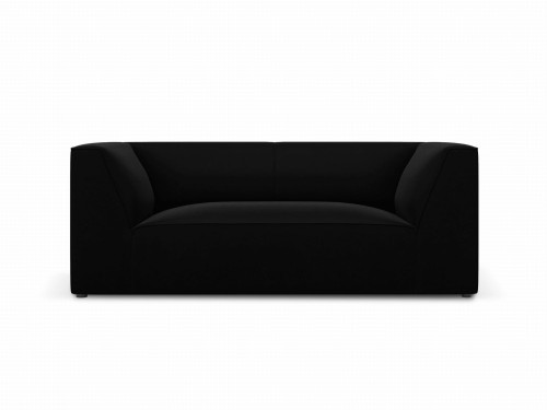 Sofa Ruby 2-osobowa czarna aksamit