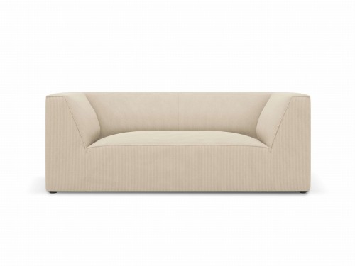 Sofa Ruby 2-osobowa jasno beżowa sztruks