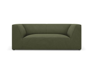 Sofa Ruby 2-osobowa ciemno zielona sztruks