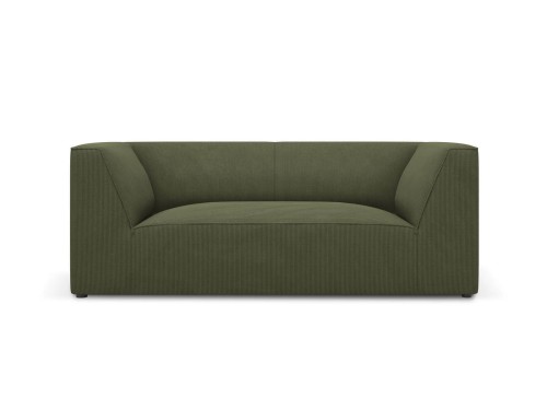 Sofa Ruby 2-osobowa ciemno zielona sztruks