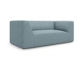 Sofa Ruby 2-osobowa jasno niebieska sztruks