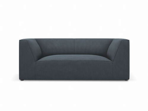 Sofa Ruby 2-osobowa niebieska sztruks