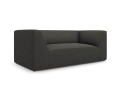 Sofa Ruby 2-osobowa szara sztruks
