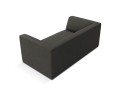 Sofa Ruby 2-osobowa szara sztruks