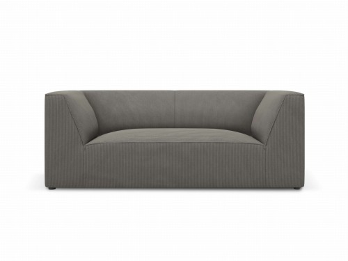Sofa Ruby 2-osobowa szara sztruks