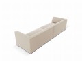 Sofa Ruby 4-osobowa beżowa aksamit