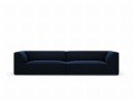 Sofa Ruby 4-osobowa granatowa aksamit