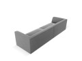 Sofa Ruby 4-osobowa szara aksamit