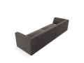 Sofa Ruby 4-osobowa szara aksamit