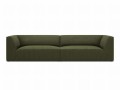 Sofa Ruby 4-osobowa zielona sztruks