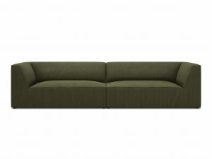Sofa Ruby 4-osobowa zielona sztruks