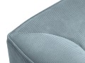 Sofa Ruby 4-osobowa jasny niebieski sztruks