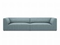 Sofa Ruby 4-osobowa jasny niebieski sztruks