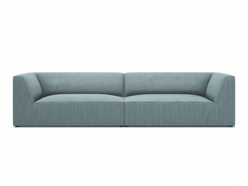 Sofa Ruby 4-osobowa jasny niebieski sztruks