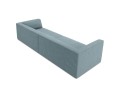 Sofa Ruby 4-osobowa jasny niebieski sztruks