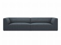 Sofa Ruby 4-osobowa niebieska sztruks