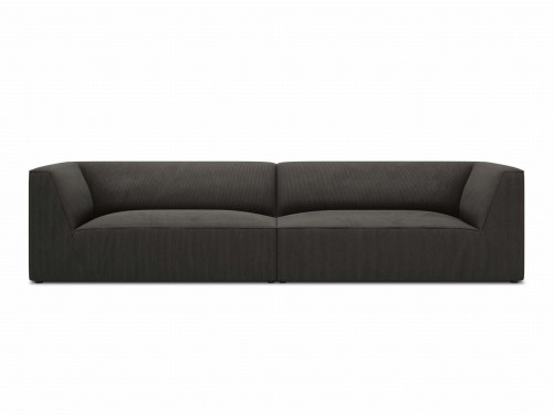 Sofa Ruby 4-osobowa szara sztruks