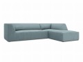 Sofa narożna Ruby jasno niebieski sztruks