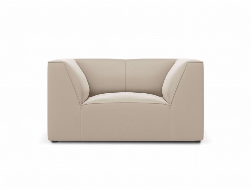 Fotel Ruby beżowy aksamit