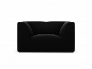 Fotel Ruby czarny aksamit