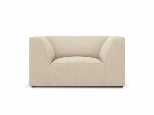 Fotel Ruby jasno beżowy sztruks