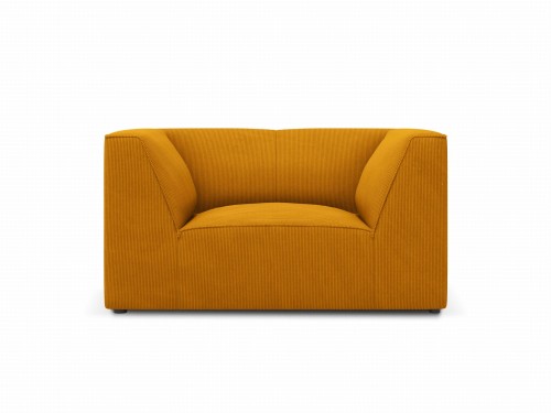 Fotel Ruby żółty sztruks