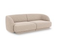 Sofa Miley 2-osobowa beż tkanina strukturalna