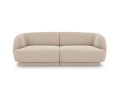 Sofa Miley 2-osobowa beż tkanina strukturalna