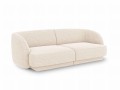 Sofa Miley 2-osobowa jasny beż tkanina strukturalna