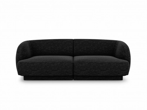 Sofa Miley 2-osobowa ciemna tkanina strukturalna