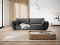 Sofa Vanda 3-osobowa ciemno szary szenil