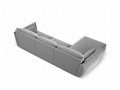 Sofa narożna Vanda szary aksamit