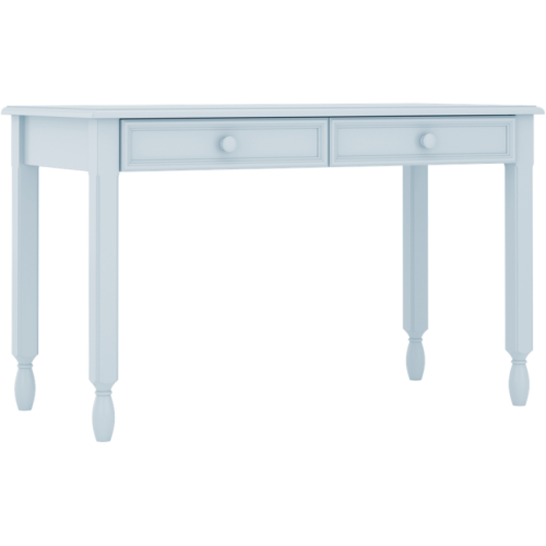 Biurko Sofi z szufladami błękitne