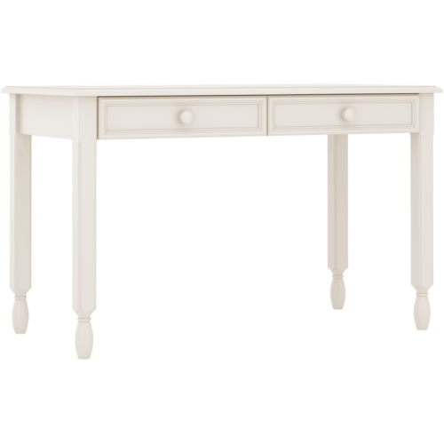 Biurko Sofi z szufladami w kolorze kości słoniowej