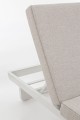 Podwójny leżak ogrodowy Infinity biały