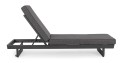 Leżak ogrodowy Infinity czarny