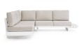 Sofa narożna ogrodowa Infinity biała