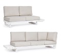Sofa narożna ogrodowa Infinity biała