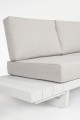 Sofa narożna ogrodowa Infinity biała