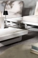 Sofa narożna ogrodowa Infinity biała