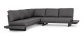 Sofa narożna ogrodowa Infinity czarna