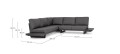 Sofa narożna ogrodowa Infinity czarna