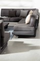 Sofa narożna ogrodowa Infinity czarna