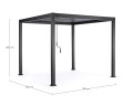 Pergola ogrodowa Ocean Charc 3x3