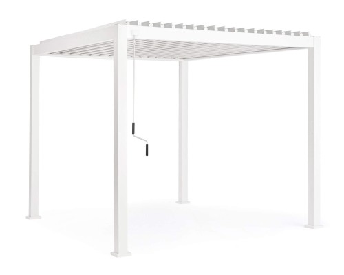 Biała pergola ogrodowa Ocean 3x3