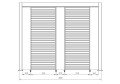 Biała pergola ogrodowa Ocean 3x4