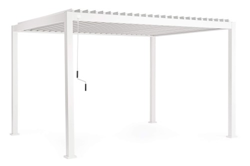 Biała pergola ogrodowa Ocean 3x4